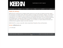 Tablet Screenshot of keehnonart.com